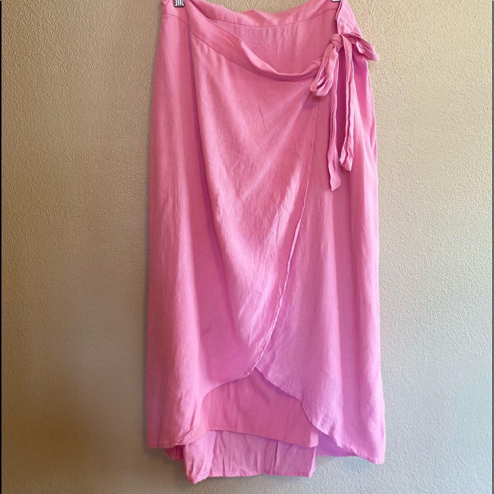 Pink AE wrap skirt